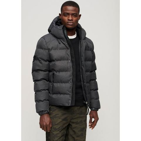 Superdry Gewatteerde jas HOODED TWEED SPORTS PUFFER JKT