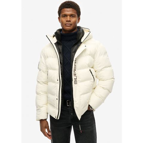 Superdry Gewatteerde jas Hooded City Graphic Puffer Jkt