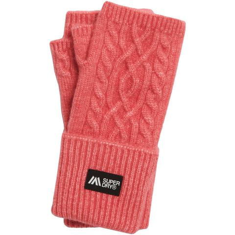 Superdry Gebreide handschoenen CABLE LUXE HANDWARMERS