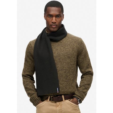 Superdry Gebreide sjaal ESSENTIAL LOGO KNITTED SCARF