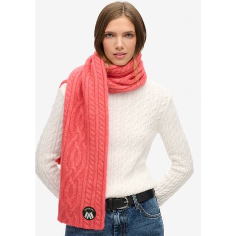 Superdry Gebreide sjaal CABLE LUXE KNIT SCARF