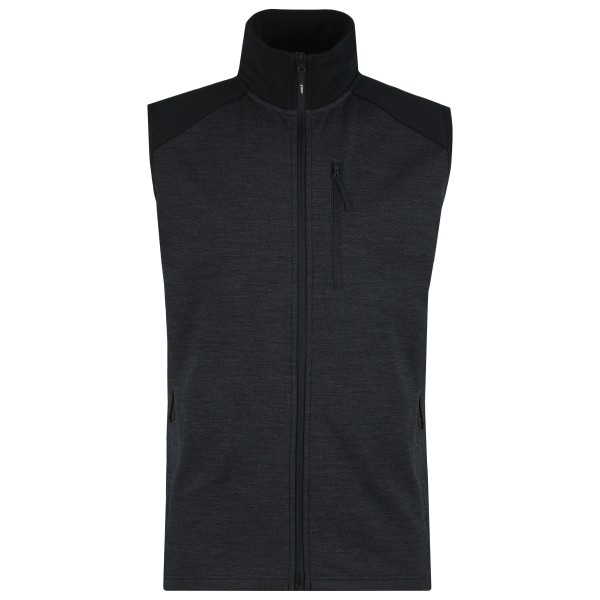 Stoic  MerinoFleece335 KuolpaSt. Vest - Merinobodywarmer, zwart