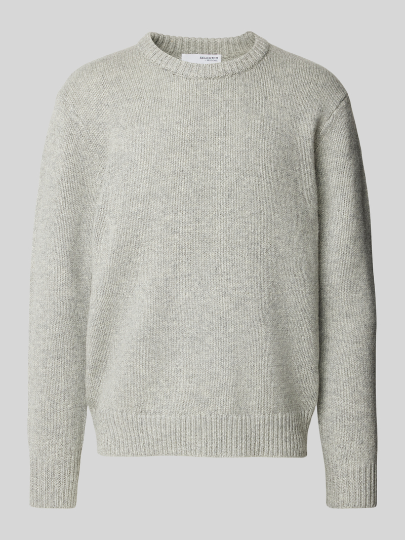 Selected Homme Gebreide pullover met ronde hals, model 'CODY'