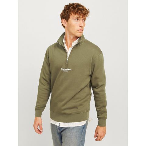 Jack & Jones Sweatshirt JORVESTERBRO SWEAT QUARTER ZIP HN NOOS