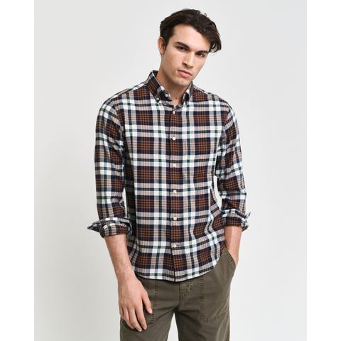 Gant Overhemd met lange mouwen REG FLANNEL PLAID SHIRT