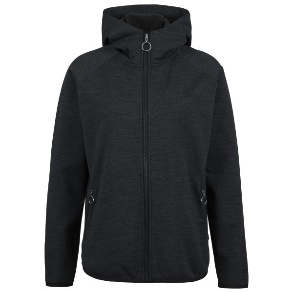 Stoic  Women's MerinoFleece335 MMXX. Lulea Zip Hoody - Fleecevest, zwart