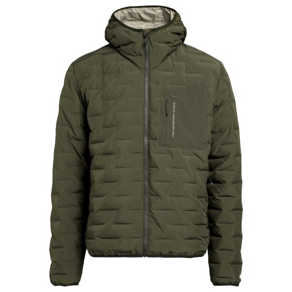 The Mountain Studio  Reversible Light Hood Jacket - Donsjack, olijfgroen