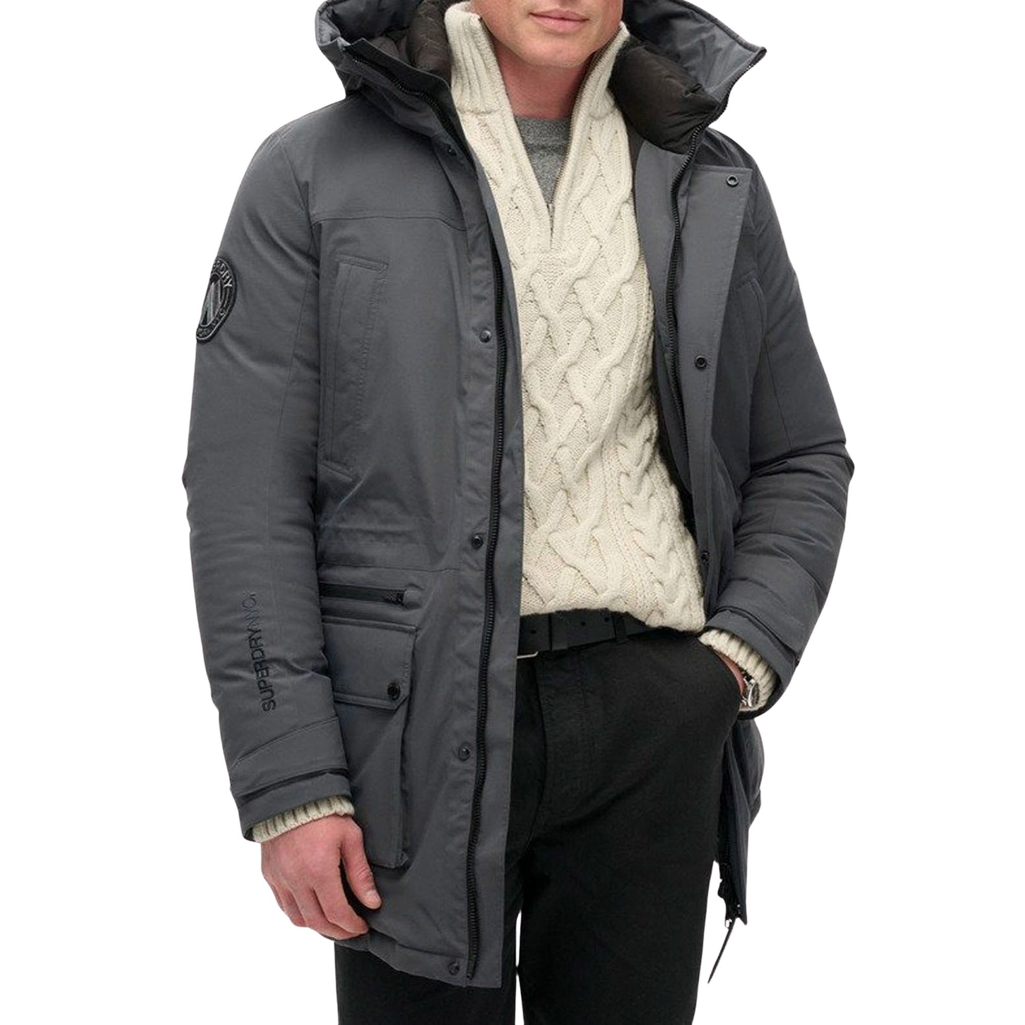 Superdry City Padded Parka Winterjas Heren