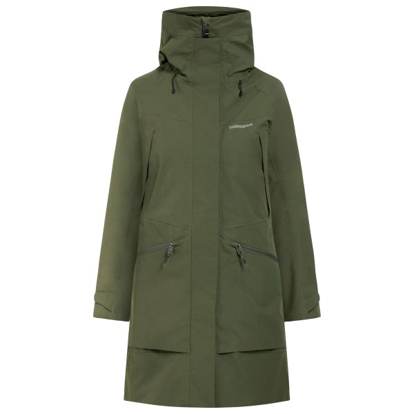 Didriksons  Women's Ilma Parka 8 - Lange jas, olijfgroen