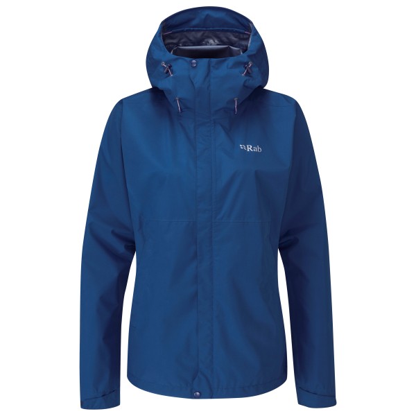 Rab  Women's Downpour Eco Jacket - Regenjas, blauw