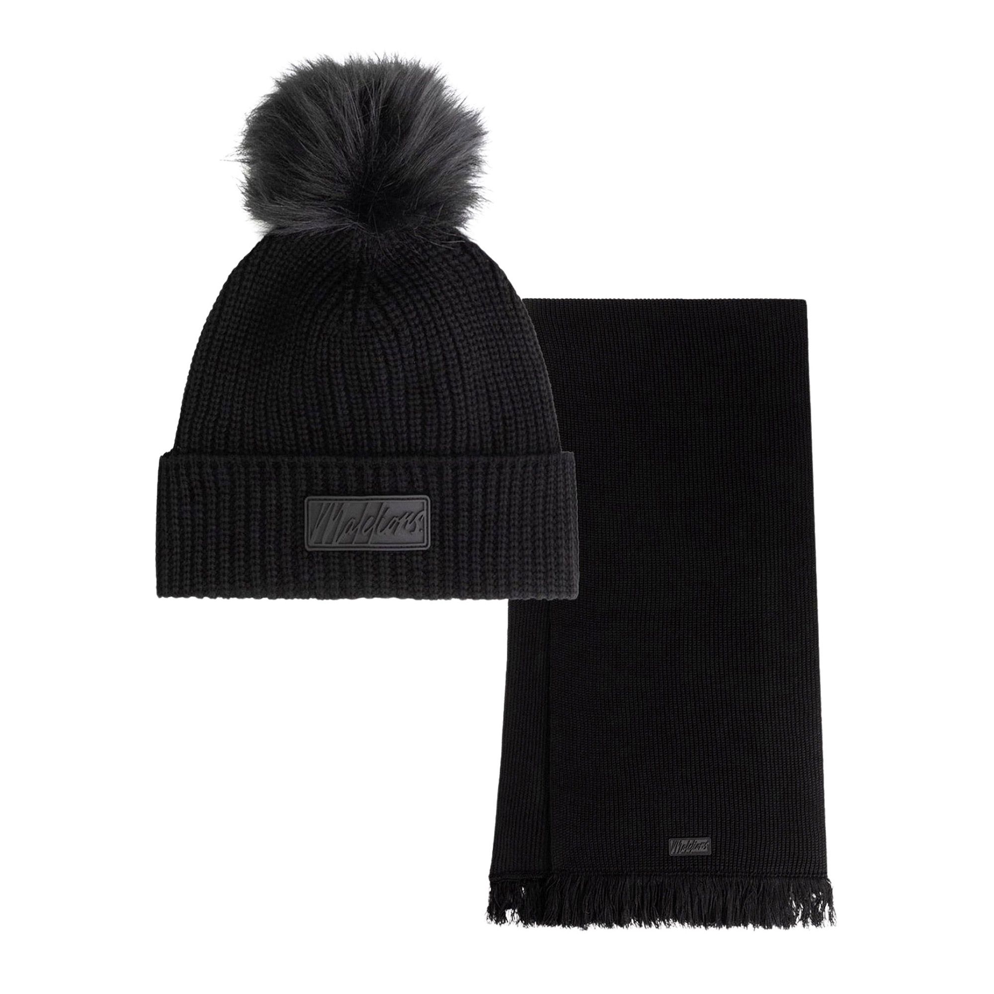 Malelions Knitted Beanie en Sjaal Set Dames