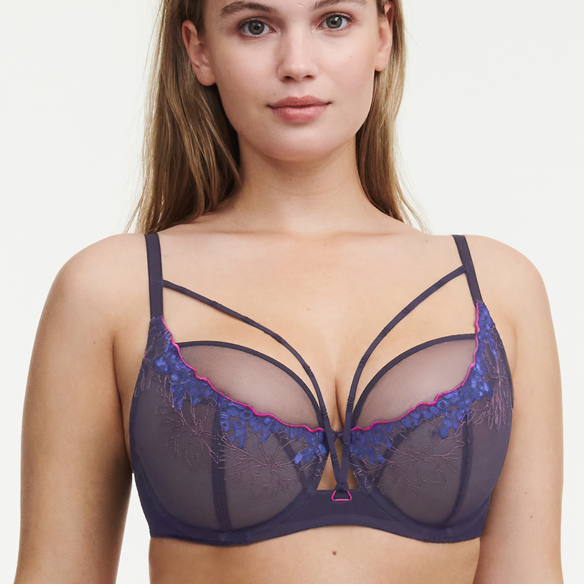 Chantelle Kruid BH met beugel, blauw