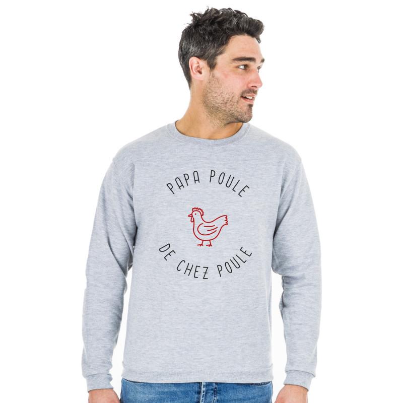 Ma Petite Tribu Herensweater - PAPA POULE VAN CHEZ POULE