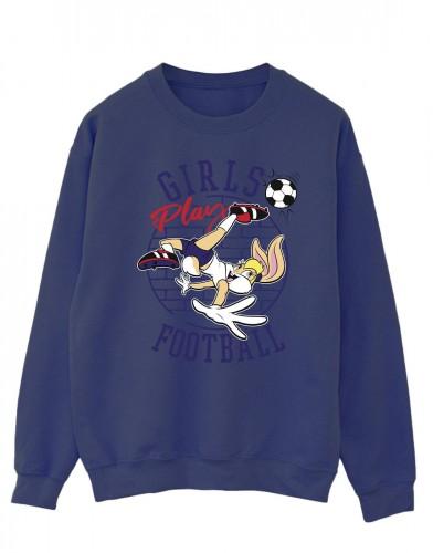 Looney Tunes Heren Lola Bunny meisjes spelen voetbal katoenen sweatshirt