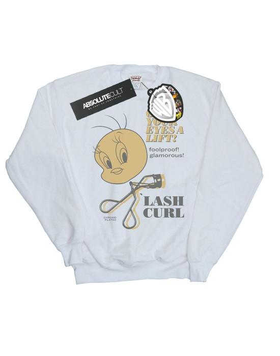 Looney Tunes Heren Tweety Pie Lash Curl katoenen sweatshirt