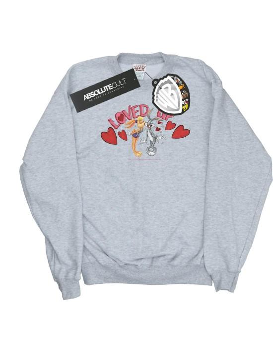 Looney Tunes Bugs Bunny en Lola Valentijnsdag Loved Up katoenen sweatshirt voor heren