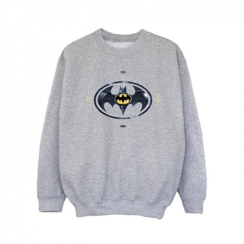 DC Comics Girls The Flash Batman metalen logo-sweatshirt