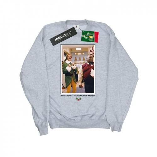 Elf Boys OMG Kerstman Foto Sweatshirt