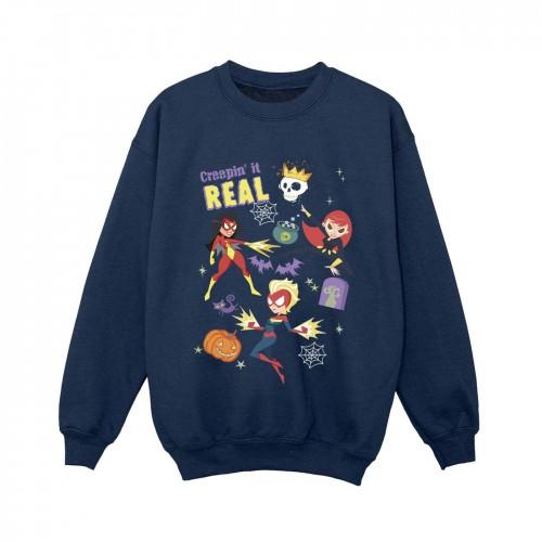 Marvel Boys Creepin It Real Sweatshirt