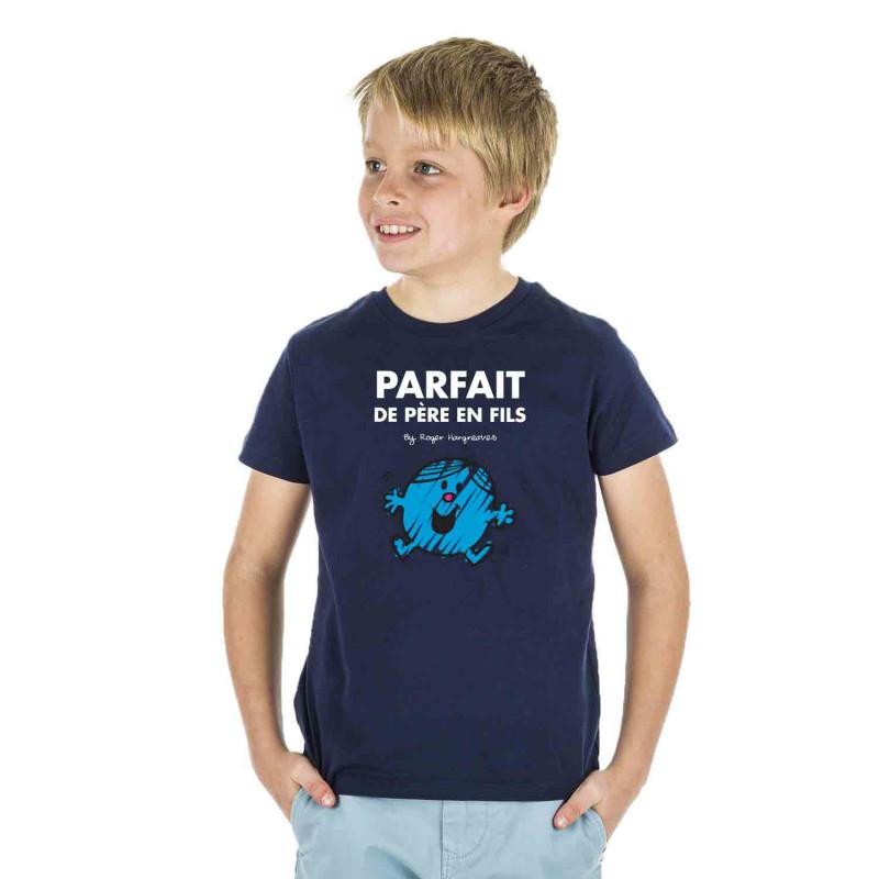 Monsieur Madame PERFECTE Kindert-shirt VAN VADER OP ZOON