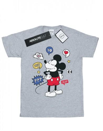 Disney jongens Mickey Mouse tong uit T-shirt