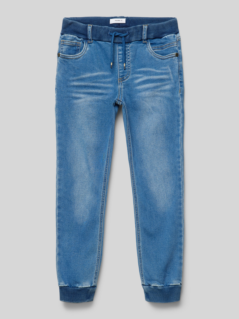 Name it Baggy fit jeans met elastische boorden, model 'BEN'