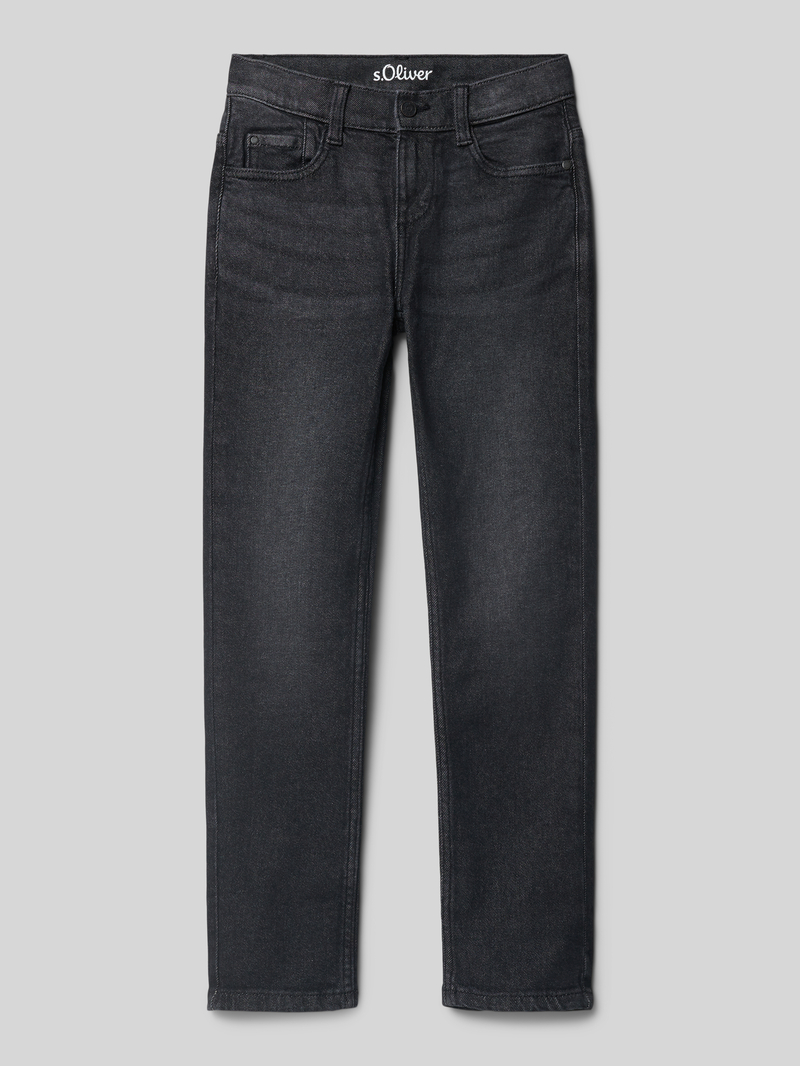 S.Oliver RED LABEL Regular fit straight leg jeans van katoenmix, model 'PETE'