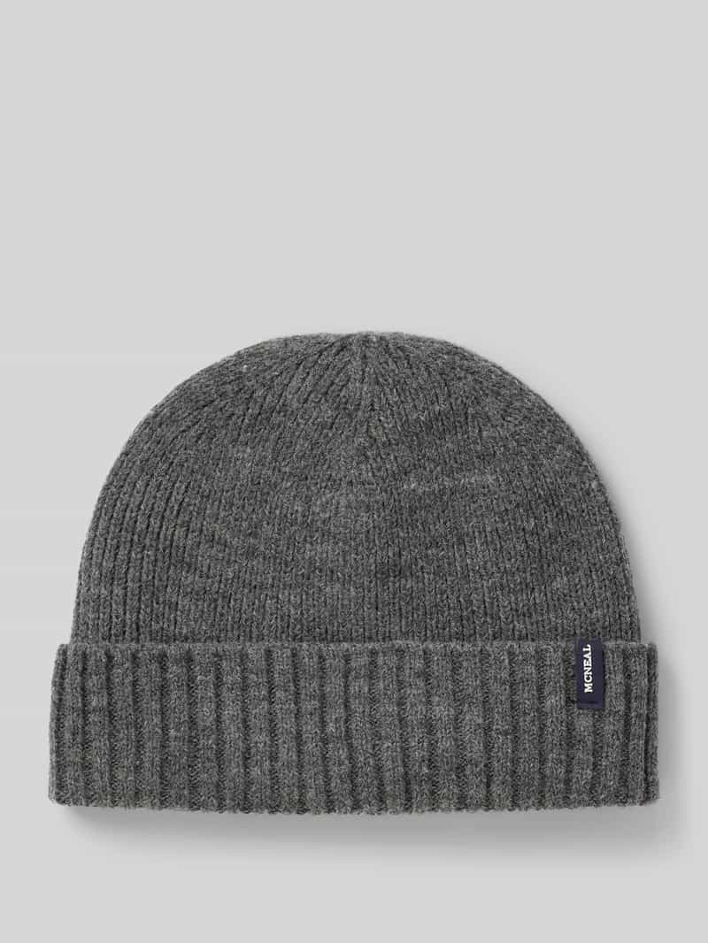 MCNEAL Beanie met labeldetail