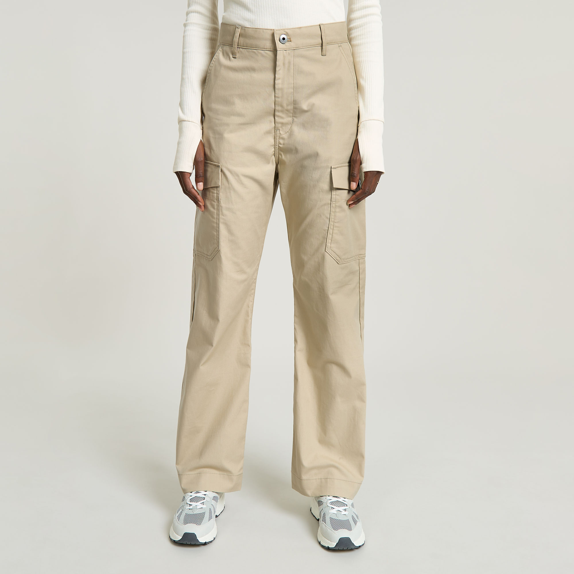 G-Star RAW Regular Cargo Broek - Beige - Dames