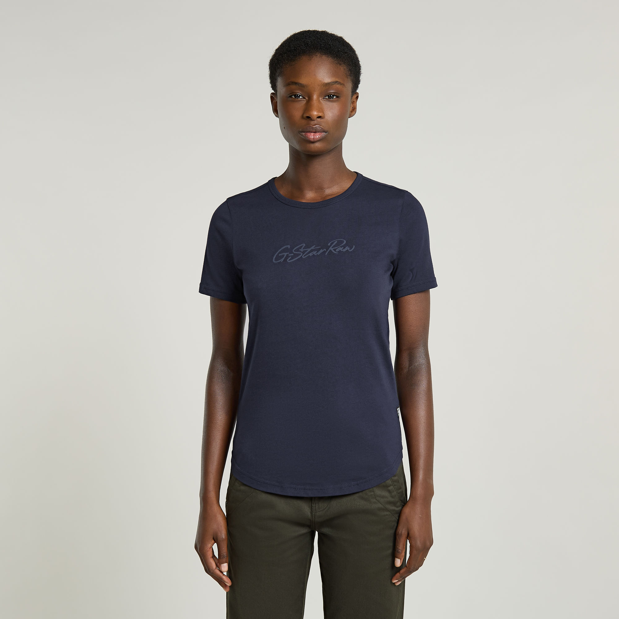 G-Star RAW Autograph Slim Top - Donkerblauw - Dames