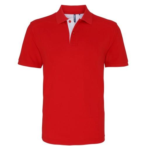 Asquith & Fox heren klassiek fit contrastpoloshirt