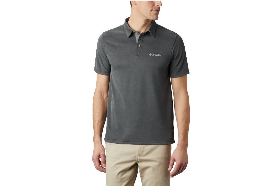 Columbia Nelson Point Polo, Mens grey T-shirts