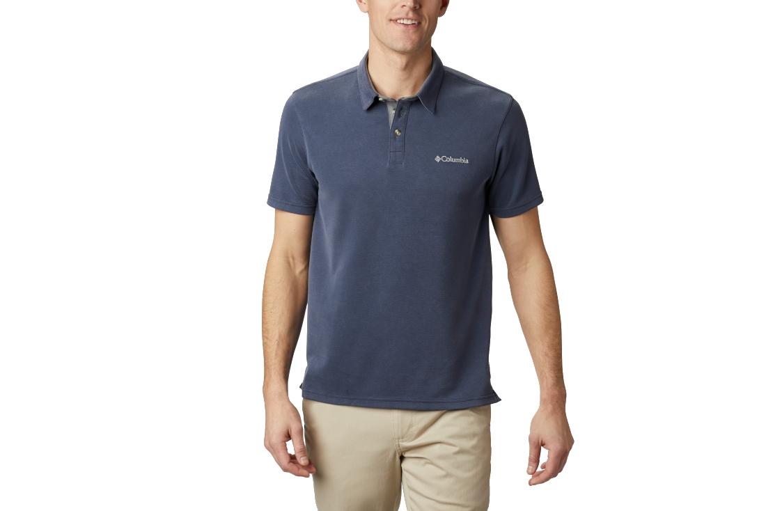 Columbia Nelson Point Polo, Mens navy T-shirts