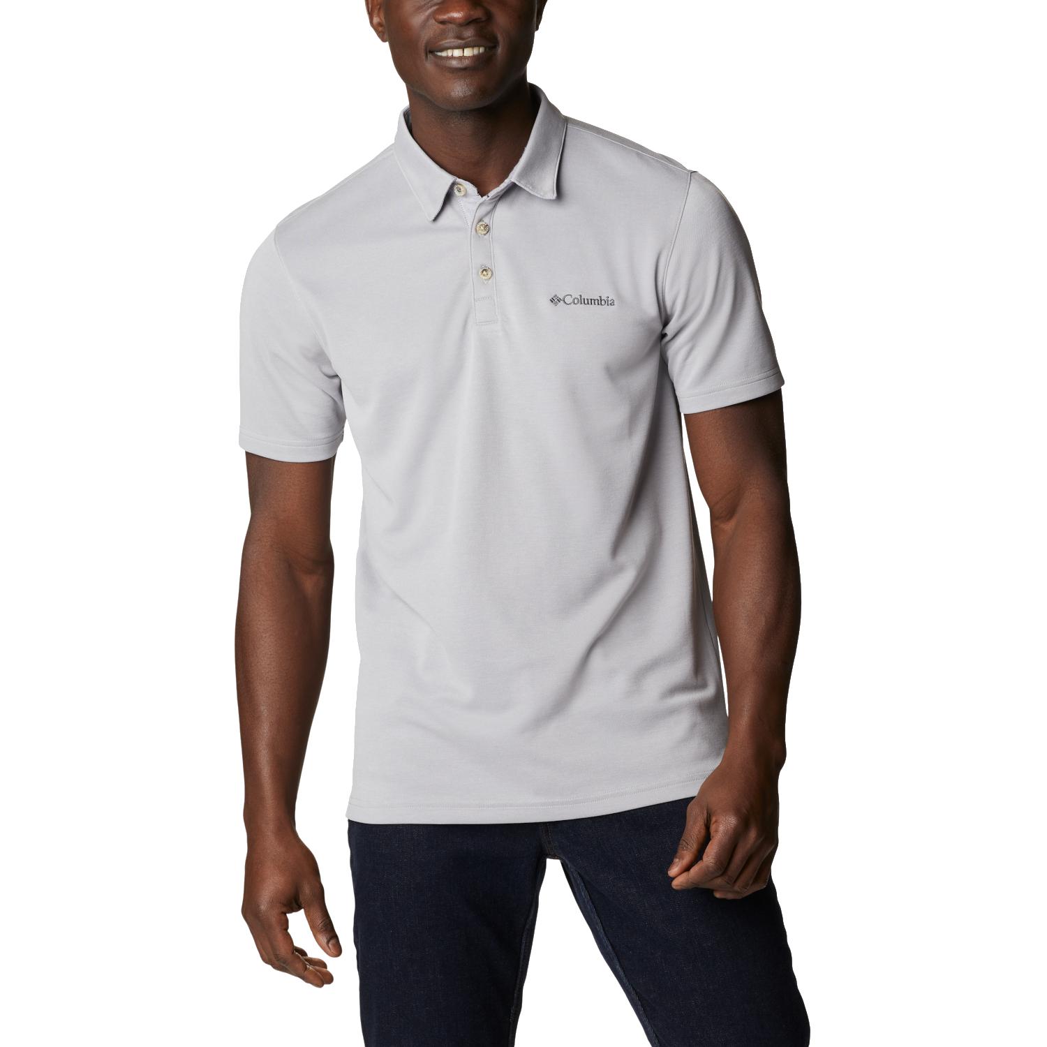 Columbia Nelson Point Polo, Mens grey T-shirts