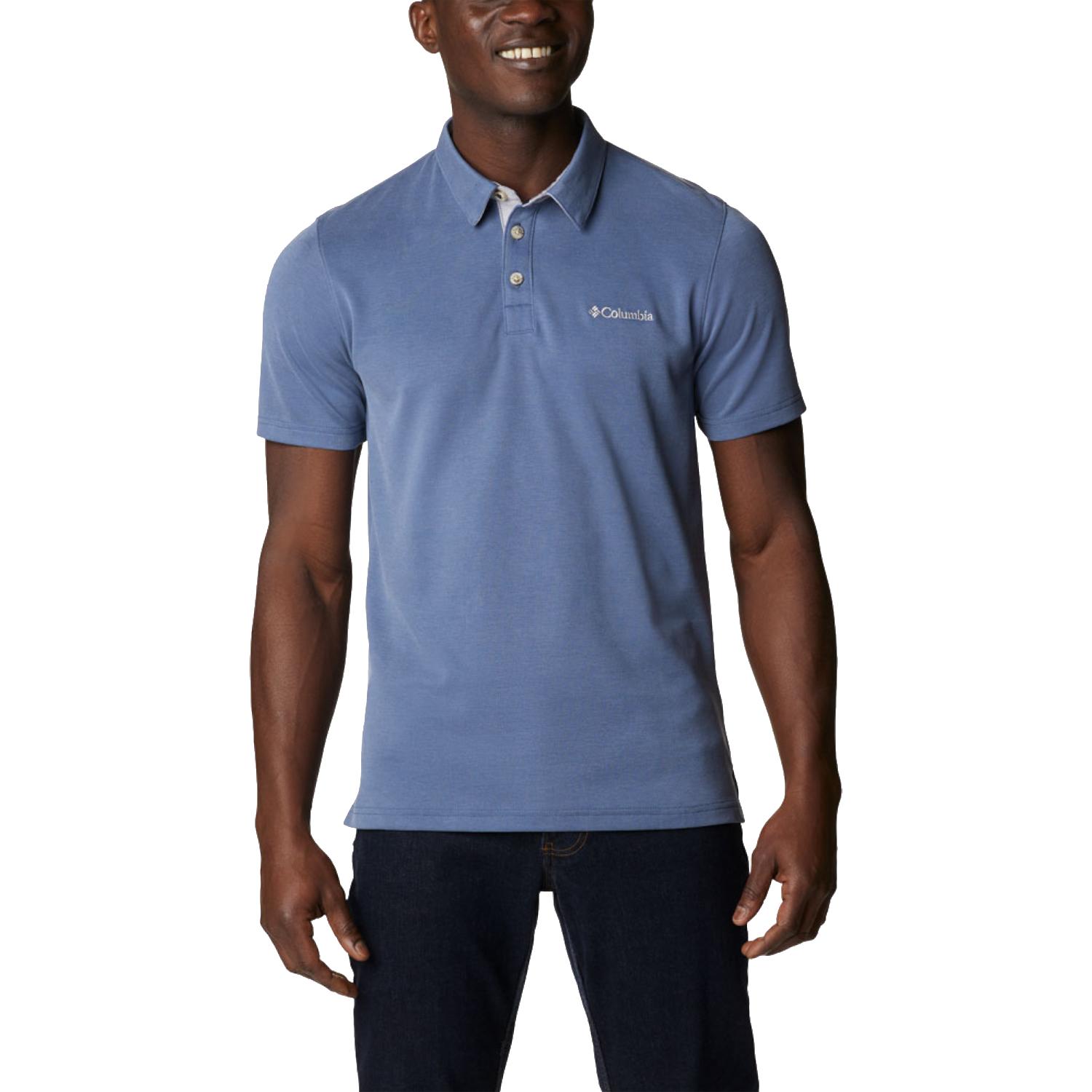 Columbia Nelson Point Polo, Mens navy T-shirts