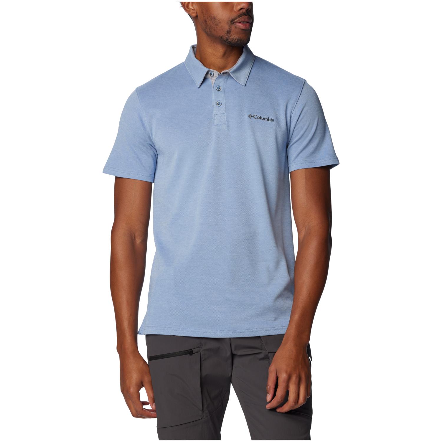 Columbia Nelson Point Polo, Mens blue T-shirts