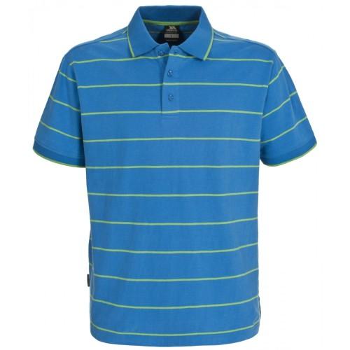 Trespass Mens Samani Short Sleeve Striped Polo Shirt