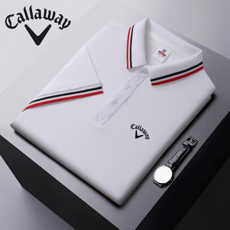 Callaway Summer Nieuw Ice Ion Fiber geborduurd poloshirt met polokraag voor vochtafvoer en zweetafvoer