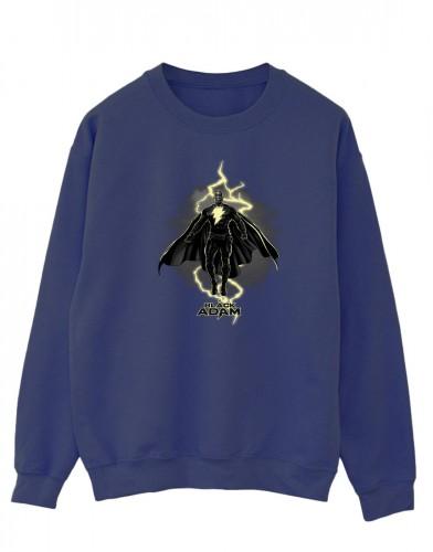 DC Comics heren zwart Adam Hovering Bolt katoenen sweatshirt