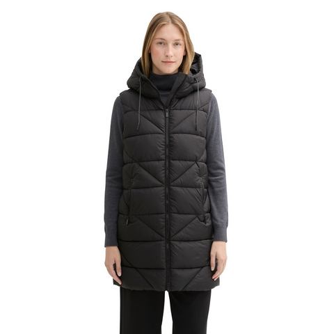 Tom Tailor Bodywarmer met een capuchon