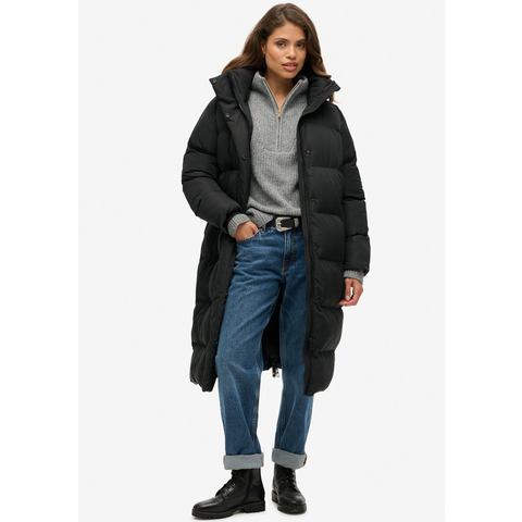 Superdry Gewatteerde jas Longline Hooded Puffer Jacket