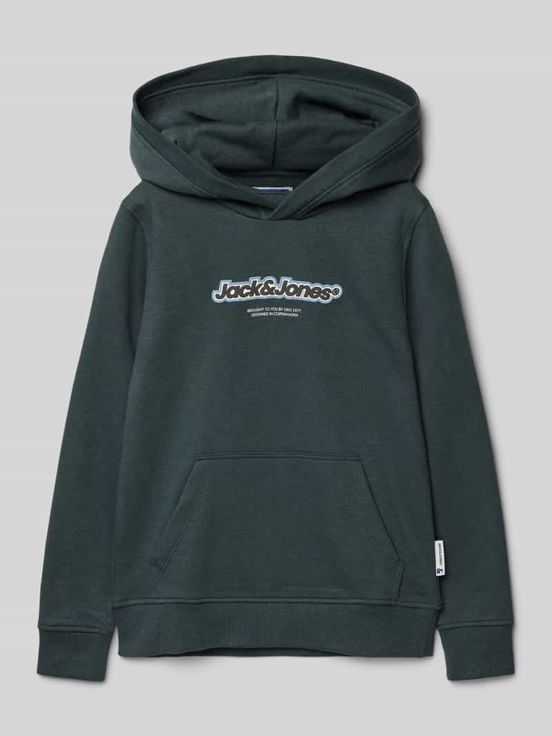 Jack & jones Hoodie met labelprint, model 'VESTERBRO'