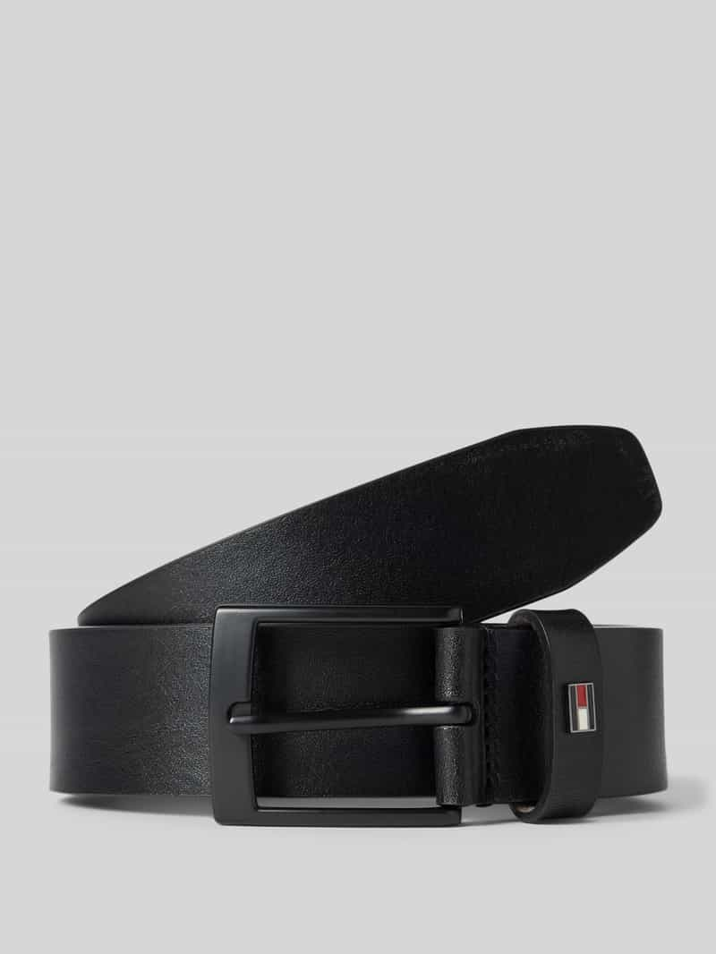 Tommy Hilfiger Leren riem met logodetail, model 'ADAN'