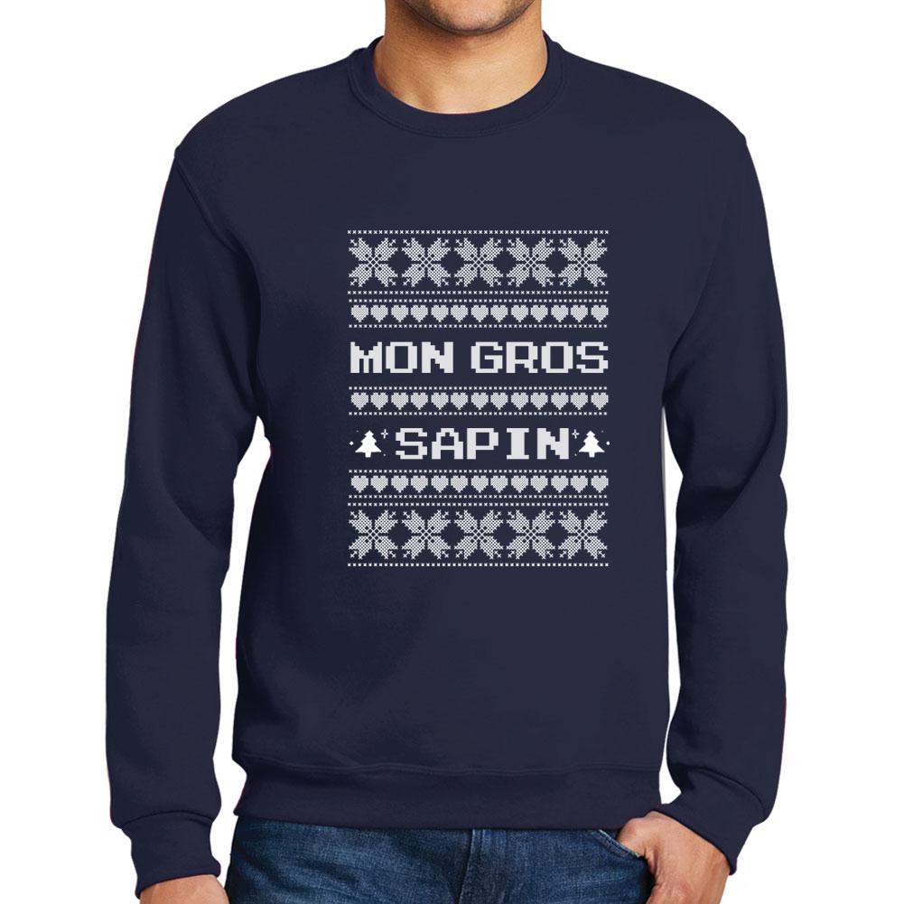 Ultrabasic  Homme Graphique Mon Gros Sapin sweatshirt Action de Graces Xmas Cadeau Idees Tee