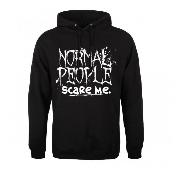 Grindstore Heren Normale mensen maken me bang Hoodie