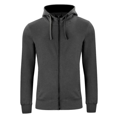 Pertemba FR - Apparel Clique Klassieke gemêleerde herenhoodie met volledige ritssluiting