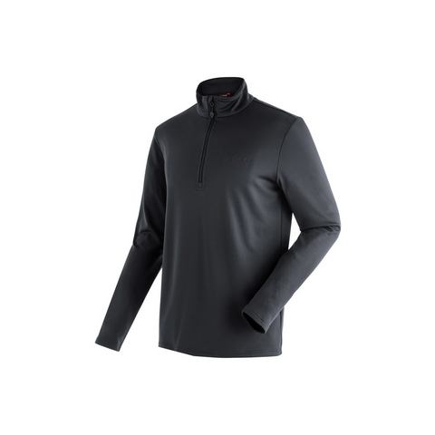 Maier Sports Fleecetrui Felix Heren fleece, functionele midlayer, half-zip, regular fit