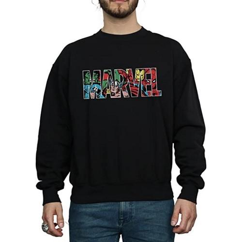 Marvel Comics Heren Infill Logo Sweatshirt