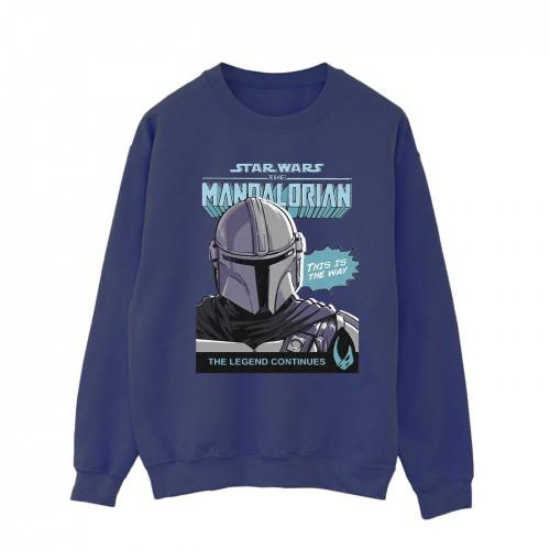 Pertemba FR - Apparel Star Wars The Mandalorian Mens Mando Comic Cover katoenen sweatshirt