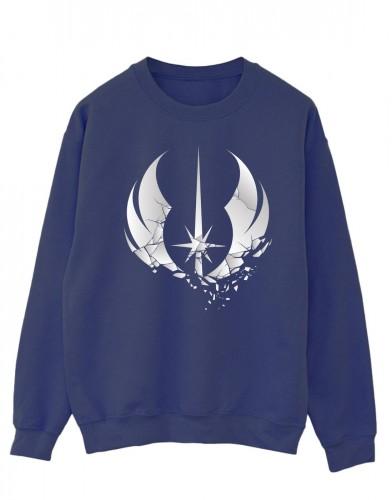 Star Wars Heren Obi-Wan Kenobi Bestel gebroken katoenen sweatshirt